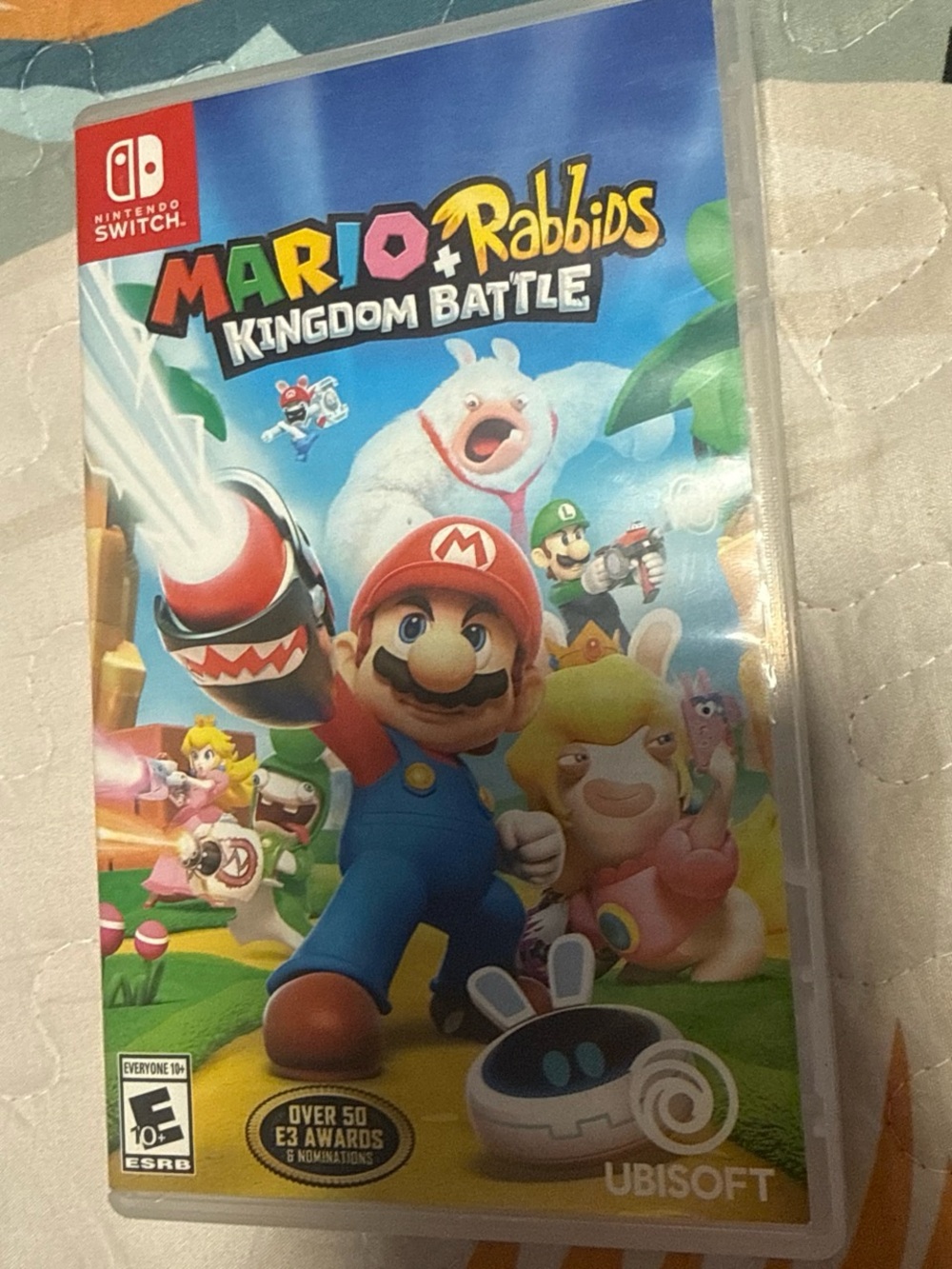 Nintendo Mario + Rabbids Kingdom Battle (red, blue, green, yellow)